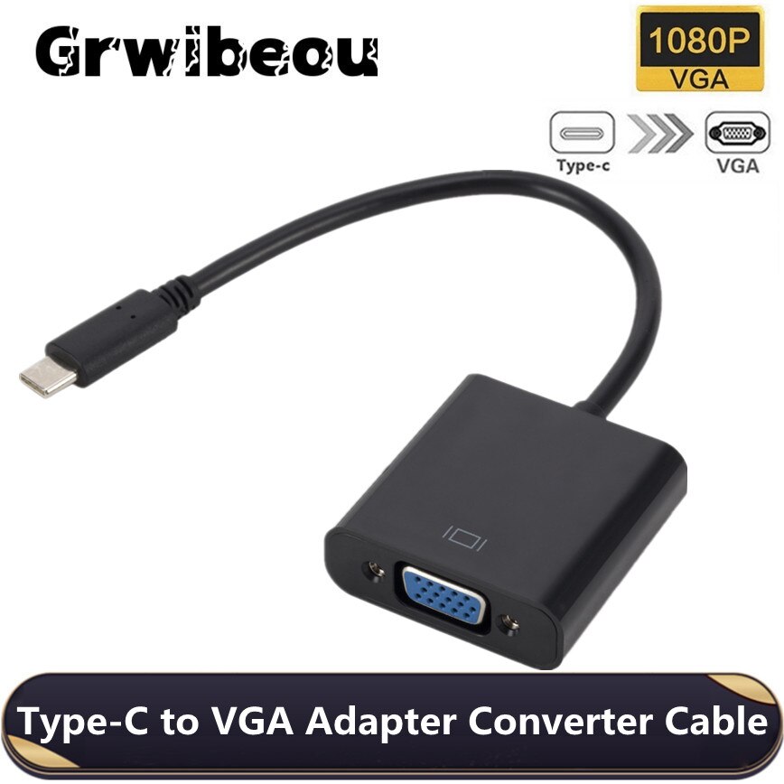 USB C- VGA ̺  -C USB 3.1-ƺ  ..